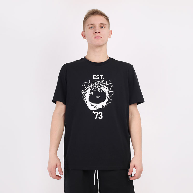 мужская черная футболка PUMA Parquet Street Graphic Tee 59993804 - цена, описание, фото 3